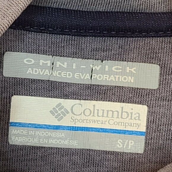 Columbia Jacket Womens Small Navy Blue Knit Full Zip Omni Wick Sportswear Active - Picture 11 of 12